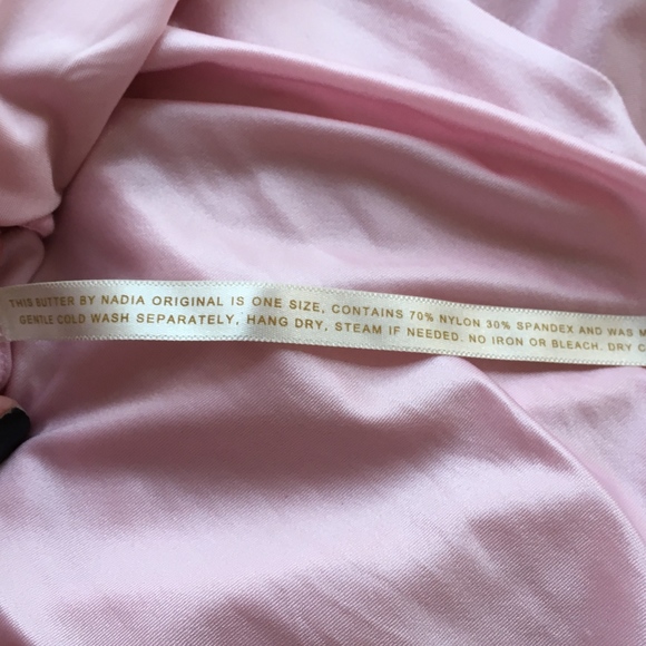 RARE Butter By Nadia Tarr Pink Infinity Wrap Dress - Picture 3 of 8